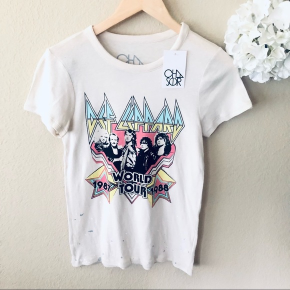 Chaser Band Tee Def Leopard - Picture 3 of 3